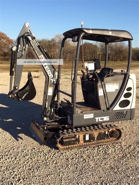 new 2013 terex tc16 mini excavator|ritchie specs terex mini.